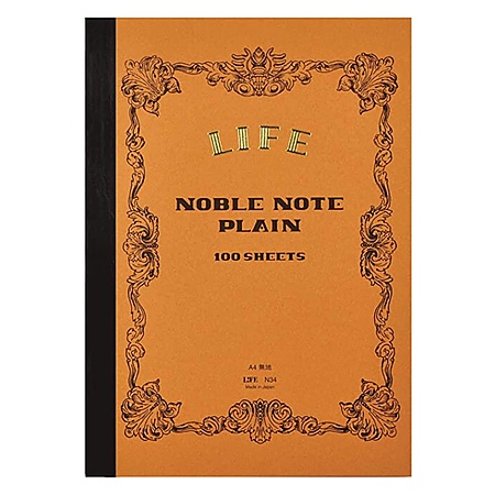 Life Noble Note Plain Stitched Notebooks [Bound On Side]