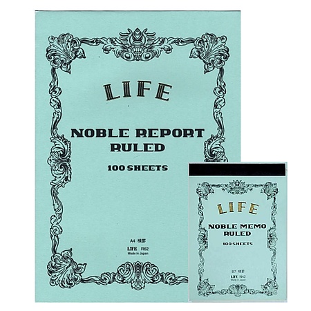 Life Noble Ruled Notepads [Bound On Top]