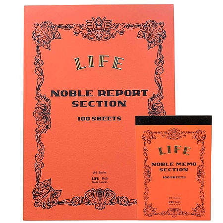 Life Noble Section Notepads [Bound On Top]
