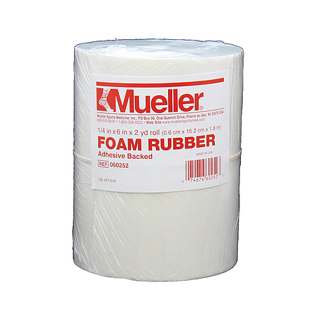 Mueller Adhesive Backed Foam Rubber [Single-Sided, Open Cell]