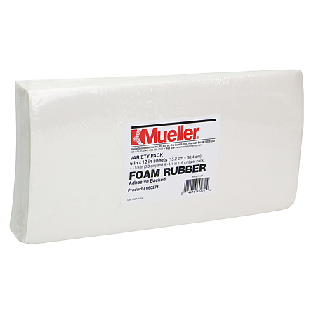 Mueller Adhesive Backed Foam Rubber Sheets [Variety Pack]
