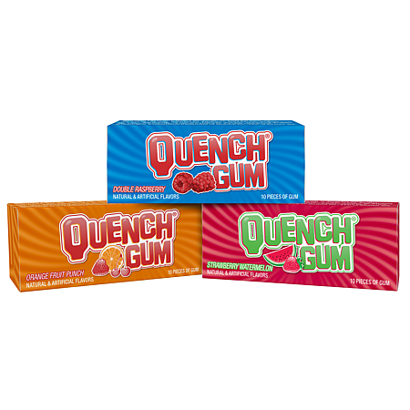 Mueller Quench Chewing Gum Stick Packs