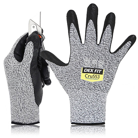 Muveen Level 5 Cut Resistant Gloves [DEX FIT] (Cru553)