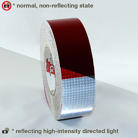 Oralite Gate Arm Microprismatic Retroreflective Conspicuity Tape
