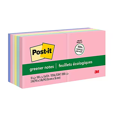 Post-it Greener Sticky Notes