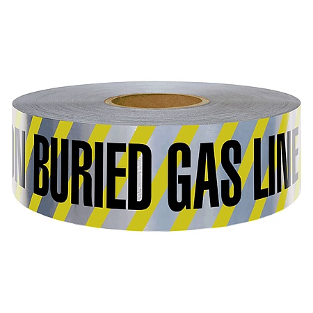 Presco Domestic Underground Detectable Warning Tape [5 mil thick, Made in USA]
