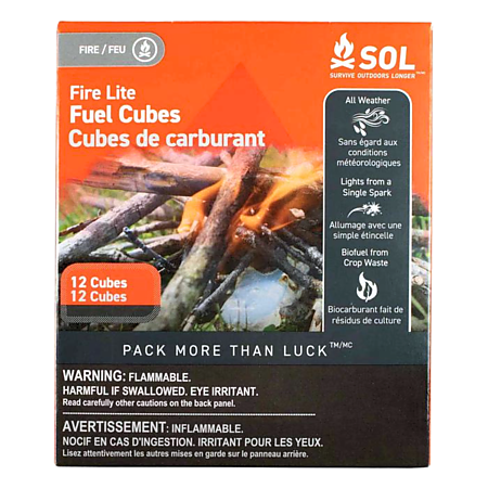 SOL Fire Lite Fuel Cubes