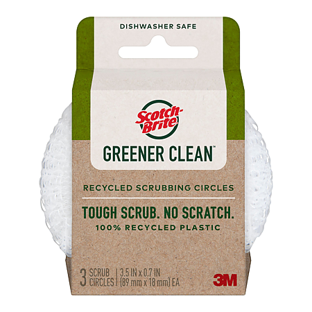 Scotch-Brite Greener Clean Recycled Scrubbing Circles