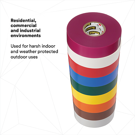 Scotch Electrical Tape Rainbow Packs @ FindTape