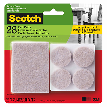 Scotch Felt Pads Dining Room Pack