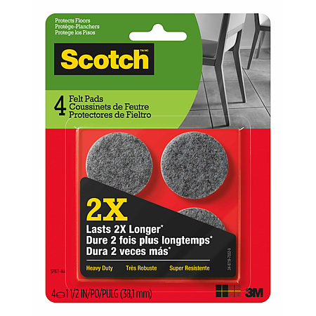 Scotch Heavy Duty Felt Pads