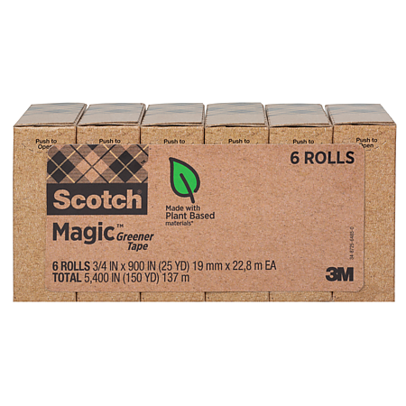 Scotch Magic Greener Tape Rolls [Invisible Matte Finish]