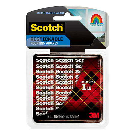 Scotch Restickable Mounting Squares