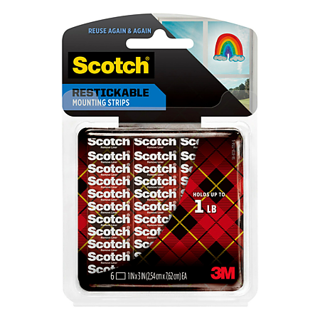 Scotch Restickable Mounting Strips