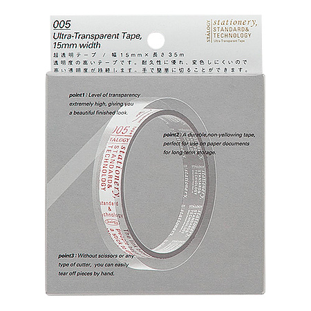 Stalogy Ultra-Transparent Clear Film Tape (S15)