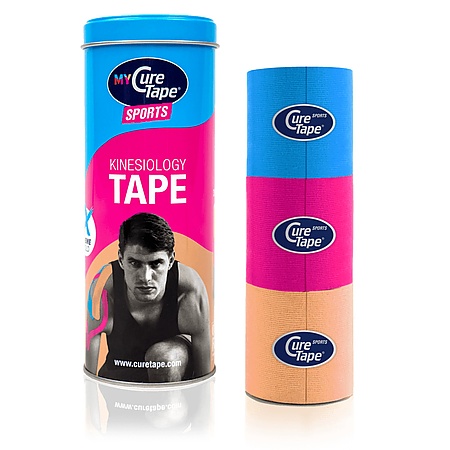 CureTape Cylinder Pack Sports Kinesiology Tape