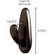 3M Command: Outdoor Large Metal Hook, Oil Rubbed Bronze
