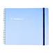Delfonics Rollbahn Spiral Notebooks, 10 in. x 8 in. / Landscape Desk, Blue/Grey