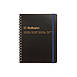 Delfonics Rollbahn Spiral Notebooks, 5.5 in. x 7 in. / Large, Black