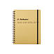Delfonics Rollbahn Spiral Notebooks, 5.5 in. x 7 in. / Large, Gold