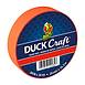 Duck Brand Color Masking Tape, .94 in. x 20 yds., Neon Red-Orange