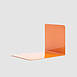 Ellepi LP082 Single Bookends: orange