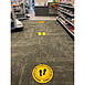 FindTape FM Floor Signs: Maintain 6 Feet