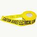 JVCC BR-1 Barricade Tape (3 x 1000 Caution Buried Electrical Lines Below)