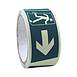 JVCC GLW-S Glow in the Dark Signaling Tape (right arrow fire exit)