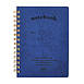 Life Pocket Notes Spiral Bound Notebooks, 4 in. x 6 in. / A6 / Spiral Grid, Blue