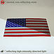 Reflexite E04-1549-365EA Reflective American Flag Sticker Decal - 6-1/2 x 3-3/4