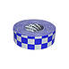 Presco Checkerboard Patterned Roll Flagging Tape, 1-3/16 in. x 300 ft., White/Blue
