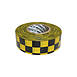 Presco Checkerboard Patterned Roll Flagging Tape, 1-3/16 in. x 300 ft., Yellow/Black