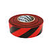Presco Stripe Patterned Roll Flagging Tape, 1-3/16 in. x 300 ft., Red/Black