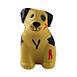 Thysol Vetkintape Squeeze Toy Gold Dog