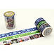 mt Christmas Washi Paper Masking Tape, 0.6 in., 0.8 in., and 1 in. x 23 ft. [3-pack], 2018 Set C