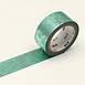 mt Fab Washi Paper Masking Tape, .6 in. x 10 ft., MTHK1P12 Green Dust