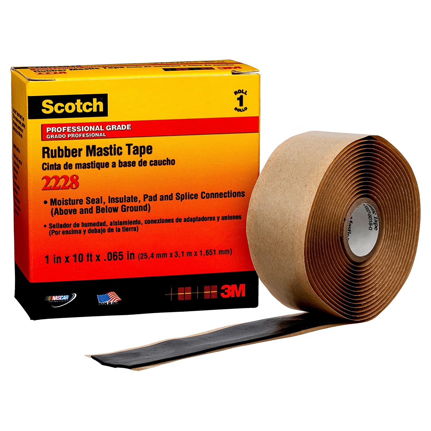 3M 2228 Scotch Rubber Mastic Tape [Single-Sided]