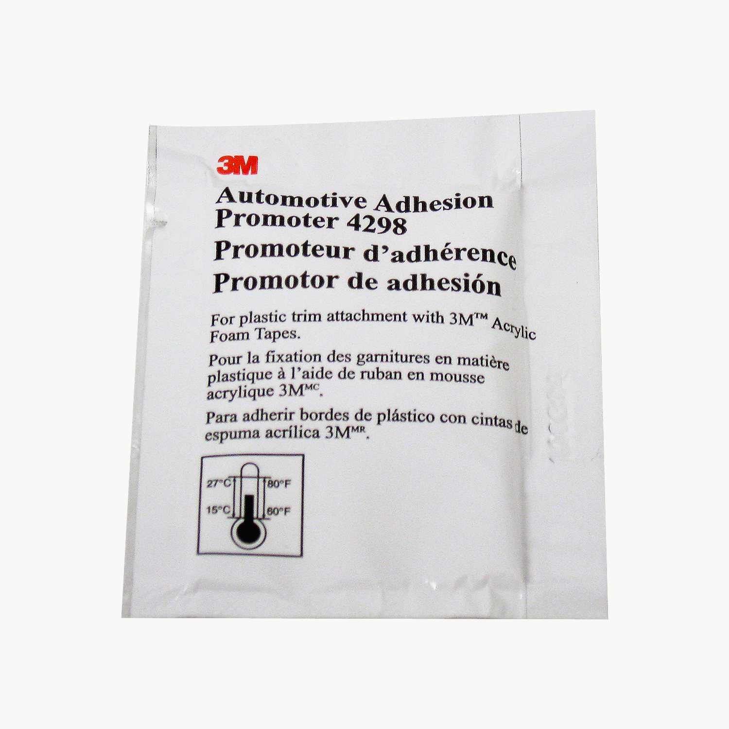 3M 4298 Adhesion Promoter for Acrylic and Rubber Based Tapes 5 Pack Sponge 