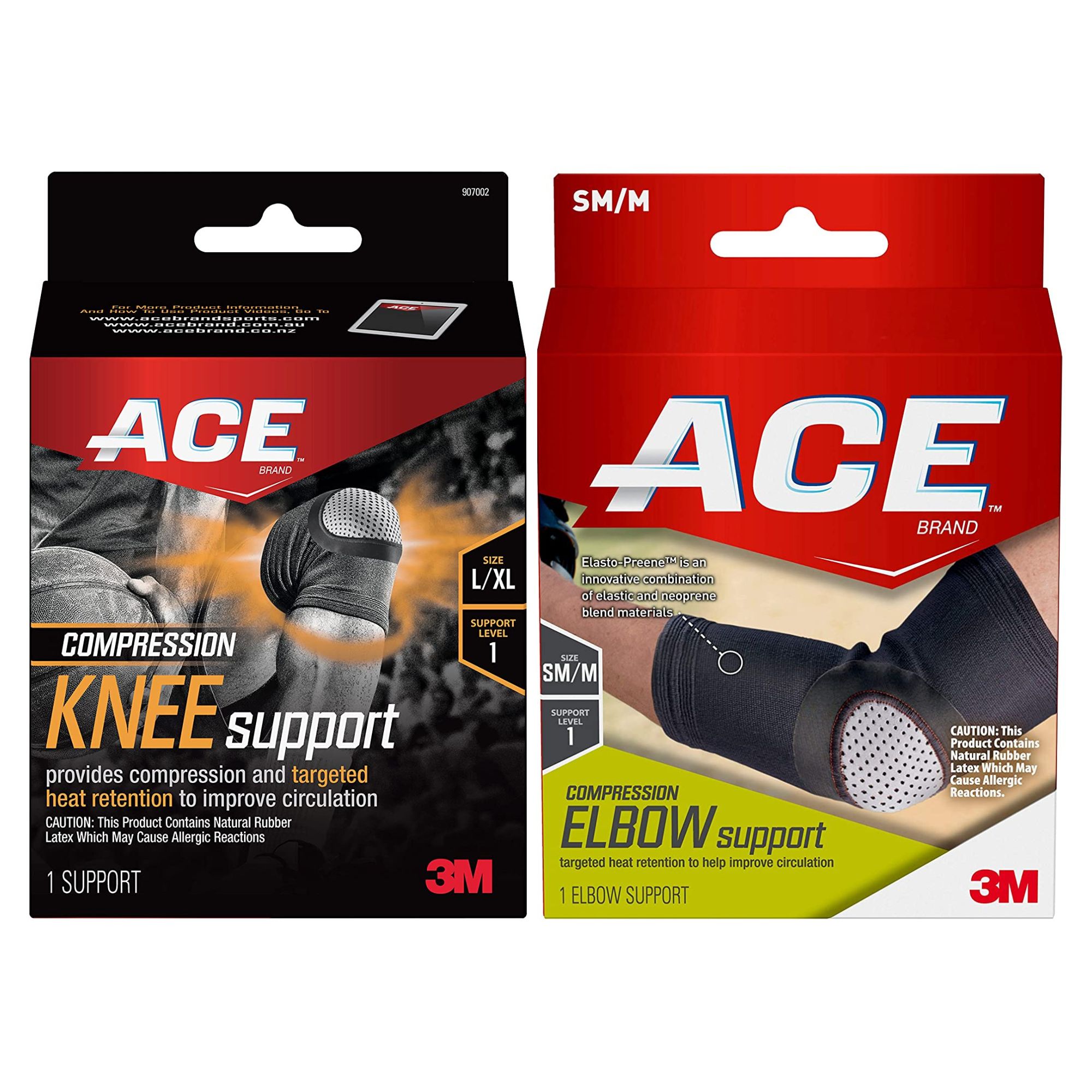 3M A-CS ACE Brand Knee &amp; Elbow Compression Support
