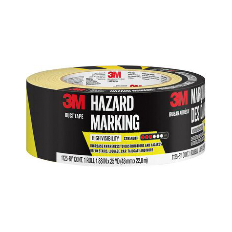 3M 1125 Hazard Marking Duct Tape