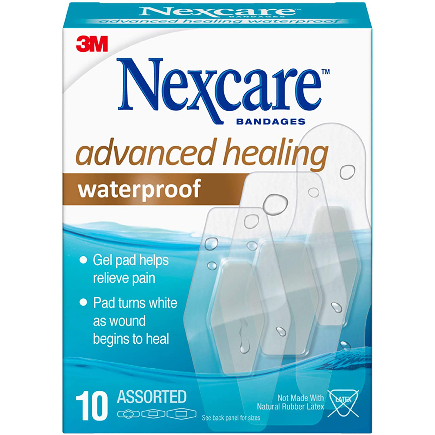 Nexcare Advanced Healing Waterproof Bandages