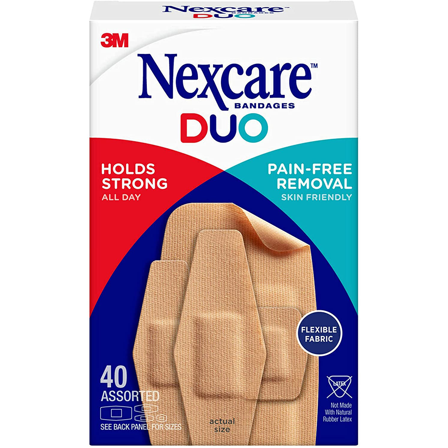 Nexcare DUO Flexible Fabric Bandages