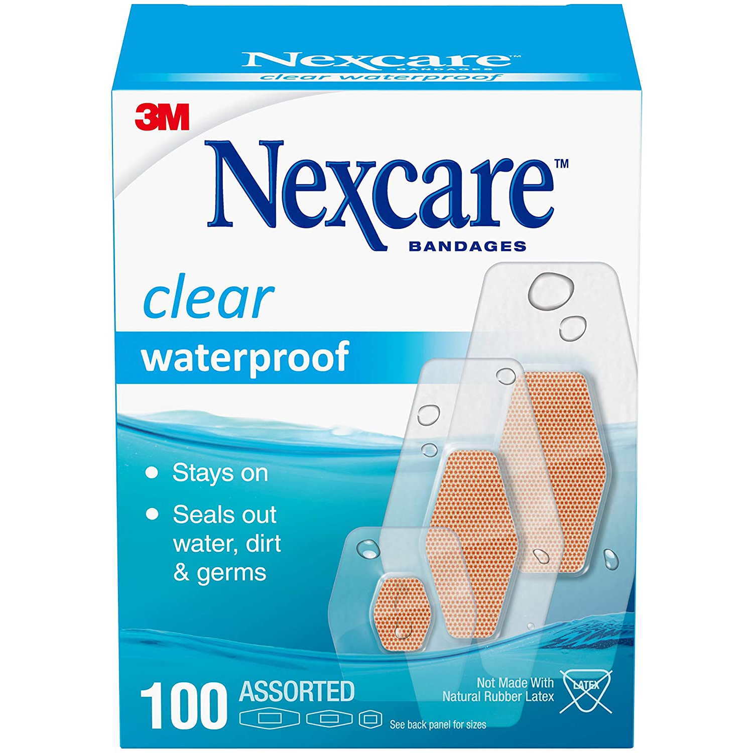 Nexcare Clear Waterproof Bandages