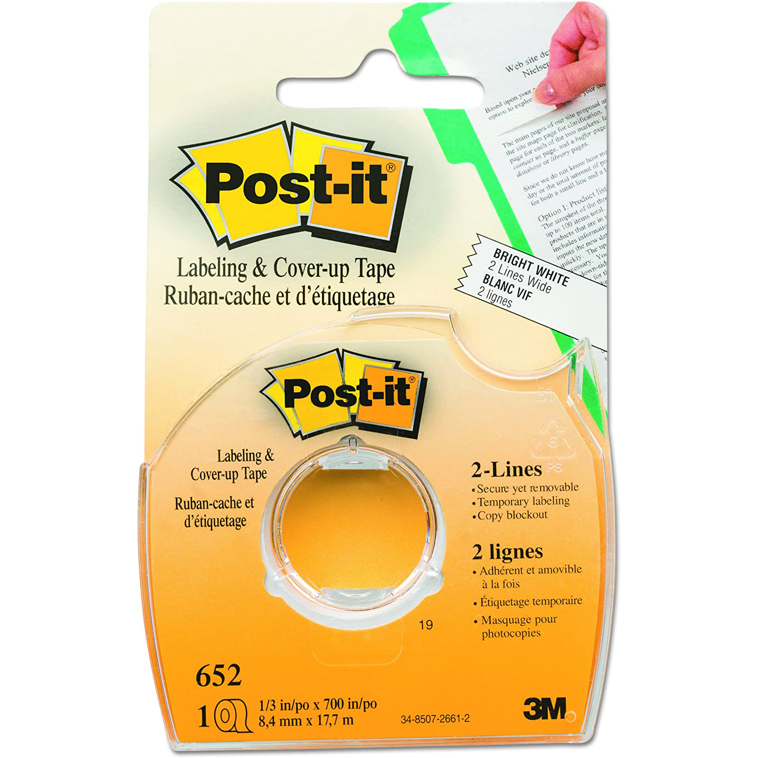 Post-It Labeling and Cover-Up Tape