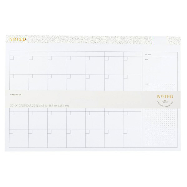 3M NTD-CAL Noted by Post-it Planner Calendar