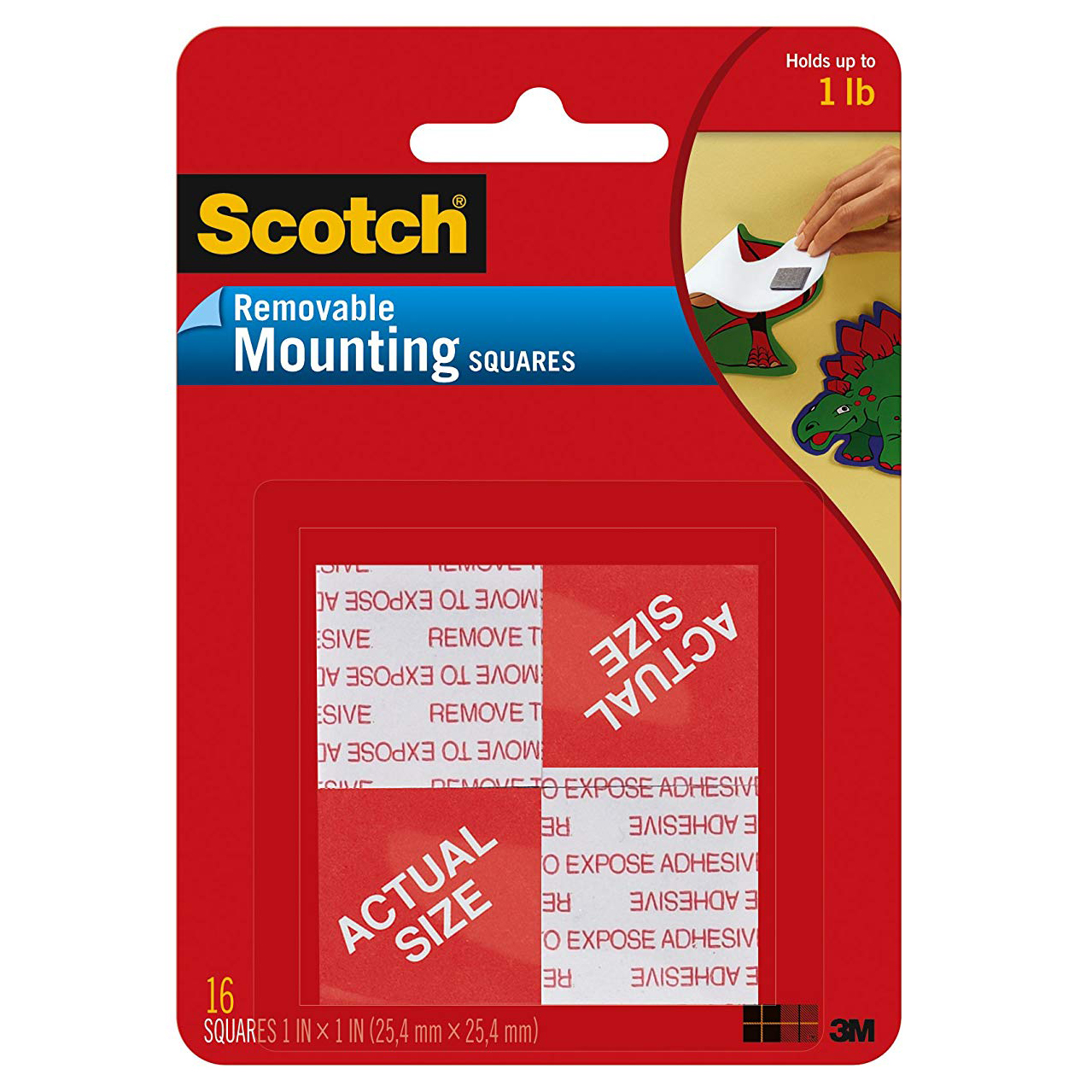 Scotch Foam Mounting Squares [Double-Sided Removable]