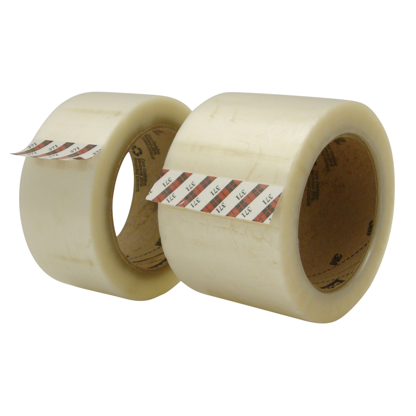 3M™ 371 Transparent Packaging Wrapping Tape 25mm X 66 Metres long 6 OR 12 ROLLS 