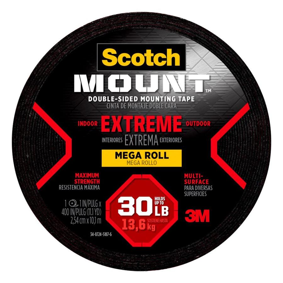 3M Extreme Scotch-Mount Double-Sided Mounting Tape &amp; Strips