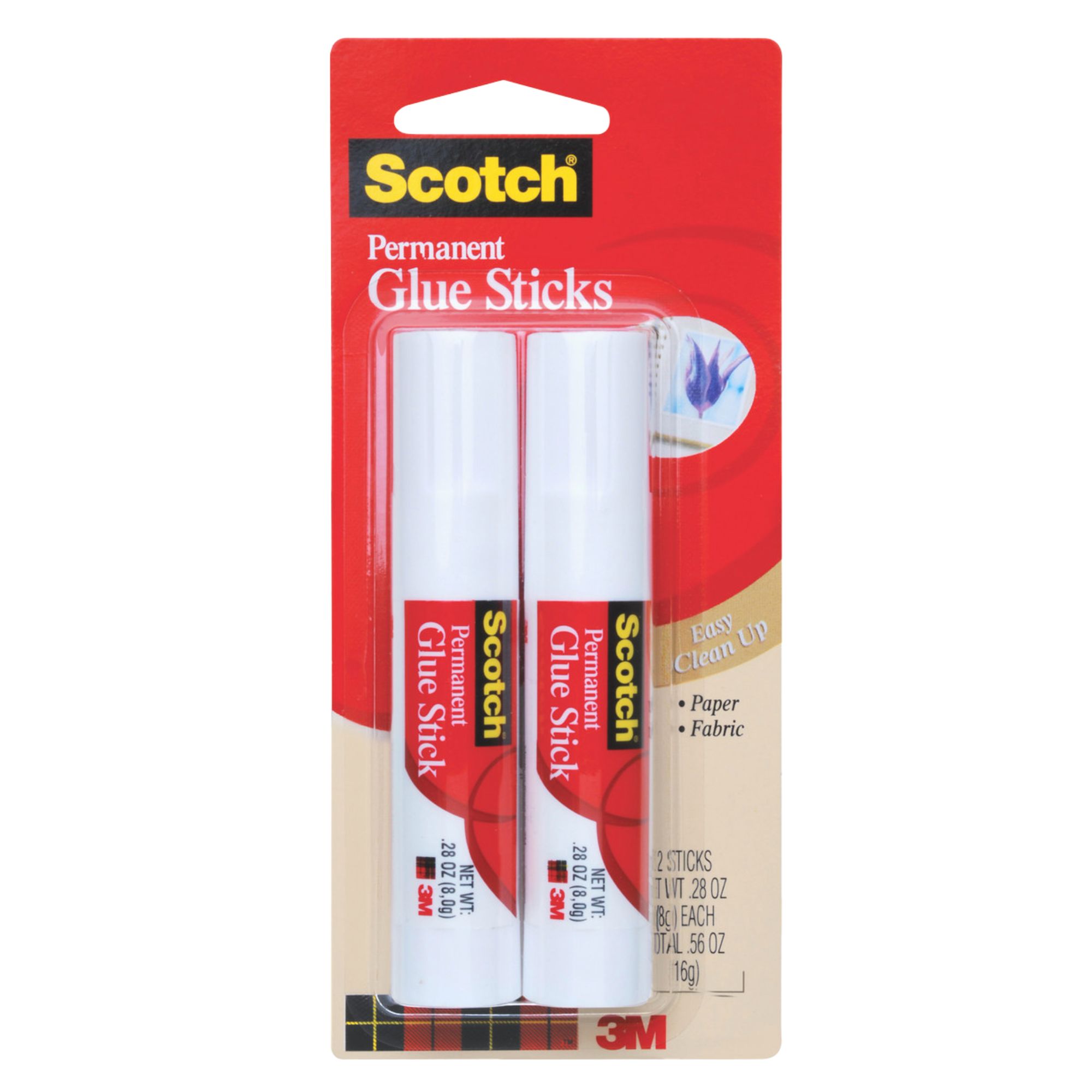 3M 6008 Scotch Permanent Glue Stick [Acid Neutral]